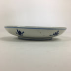 Japanese Porcelain Small Plate Kozara Vtg Blue Flower Dandelion Kozara PP827