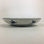 Japanese Porcelain Small Plate Kozara Vtg Blue Flower Dandelion Kozara PP827