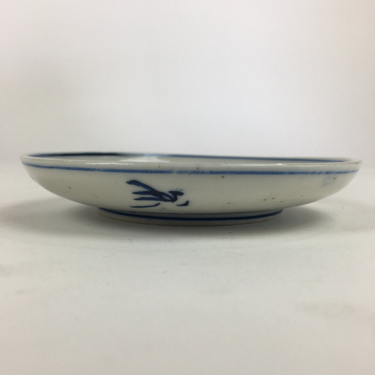 Japanese Porcelain Small Plate Kozara Vtg Blue Flower Dandelion Kozara PP828