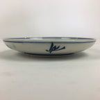 Japanese Porcelain Small Plate Kozara Vtg Blue Flower Dandelion Kozara PP828