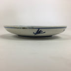 Japanese Porcelain Small Plate Kozara Vtg Blue Flower Dandelion Kozara PP828