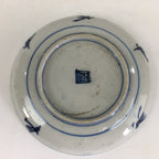 Japanese Porcelain Small Plate Kozara Vtg Blue Flower Dandelion Kozara PP828