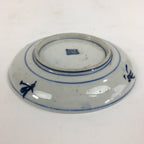 Japanese Porcelain Small Plate Kozara Vtg Blue Flower Dandelion Kozara PP828