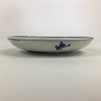 Japanese Porcelain Small Plate Kozara Vtg Blue Flower Dandelion Kozara PP829
