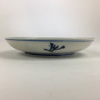 Japanese Porcelain Small Plate Kozara Vtg Blue Flower Dandelion Kozara PP830