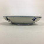Japanese Porcelain Small Plate Kozara Vtg Blue Flower Dandelion Kozara PP831