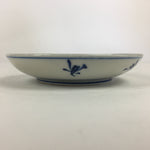 Japanese Porcelain Small Plate Kozara Vtg Blue Flower Dandelion Kozara PP831