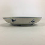 Japanese Porcelain Small Plate Kozara Vtg Blue Flower Dandelion Kozara PP831