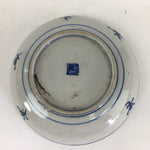 Japanese Porcelain Small Plate Kozara Vtg Blue Flower Dandelion Kozara PP831