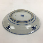 Japanese Porcelain Small Plate Kozara Vtg Blue Flower Dandelion Kozara PP831