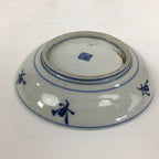 Japanese Porcelain Small Plate Kozara Vtg Blue Flower Dandelion Kozara PP831