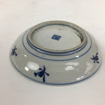 Japanese Porcelain Small Plate Kozara Vtg Blue Flower Dandelion Kozara PP831