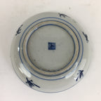 Japanese Porcelain Small Plate Kozara Vtg Blue Flower Dandelion Kozara PP832