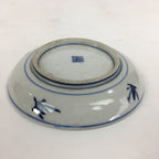 Japanese Porcelain Small Plate Kozara Vtg Blue Flower Dandelion Kozara PP832