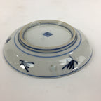 Japanese Porcelain Small Plate Kozara Vtg Blue Flower Dandelion Kozara PP832