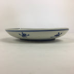 Japanese Porcelain Small Plate Kozara Vtg Blue Flower Dandelion Kozara PP833