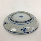 Japanese Porcelain Small Plate Kozara Vtg Blue Flower Dandelion Kozara PP833