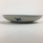 Japanese Porcelain Small Plate Kozara Vtg Blue Flower Dandelion Kozara PP861