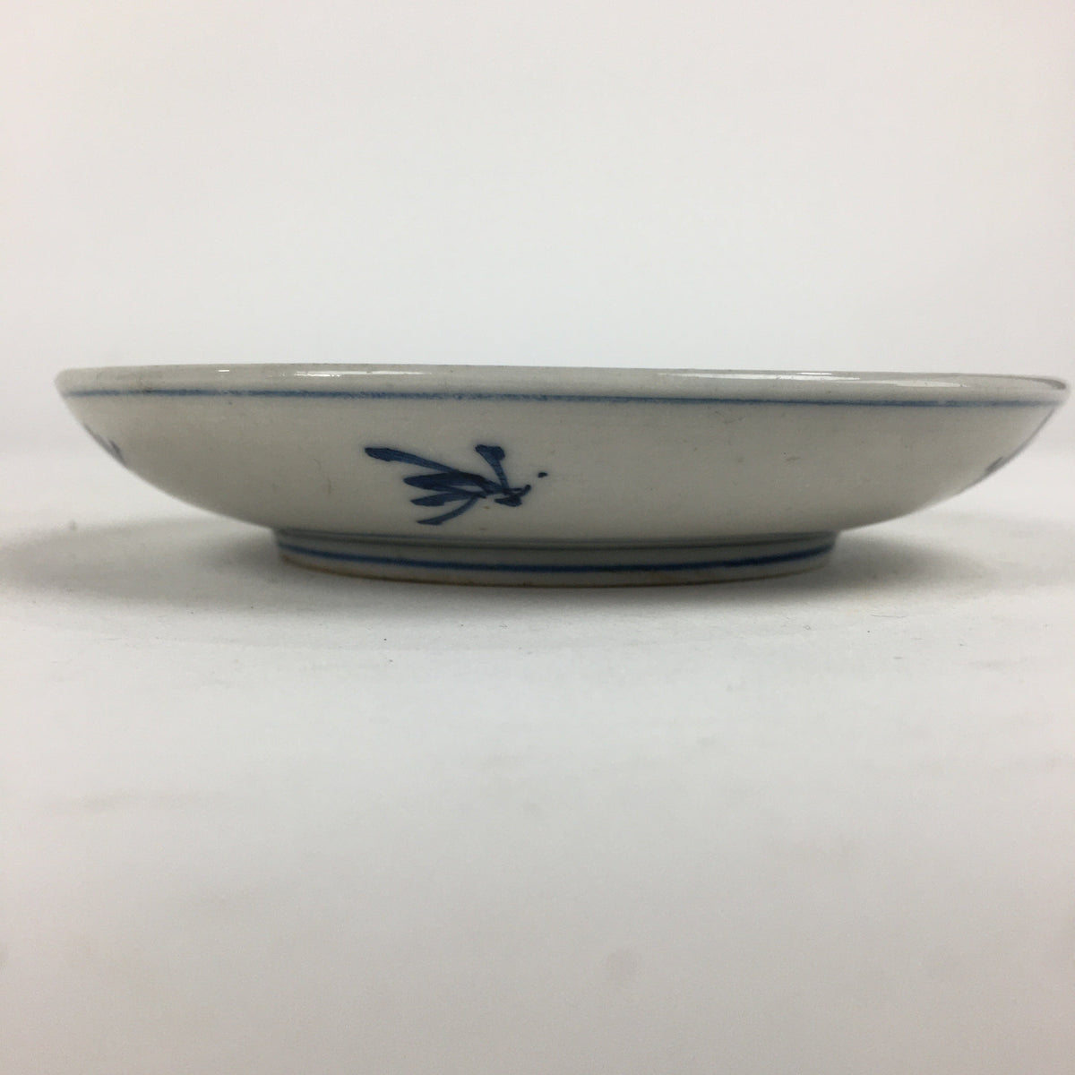Japanese Porcelain Small Plate Kozara Vtg Blue Flower Dandelion Kozara PP861