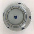 Japanese Porcelain Small Plate Kozara Vtg Blue Flower Dandelion Kozara PP861