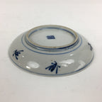 Japanese Porcelain Small Plate Kozara Vtg Blue Flower Dandelion Kozara PP861