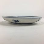 Japanese Porcelain Small Plate Kozara Vtg Blue Flower Dandelion Kozara PP862