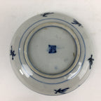 Japanese Porcelain Small Plate Kozara Vtg Blue Flower Dandelion Kozara PP862