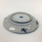 Japanese Porcelain Small Plate Kozara Vtg Blue Flower Dandelion Kozara PP862