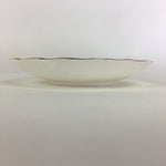 Japanese Porcelain Small Plate Kozara Vtg Bone China Marui Flower Design PP707