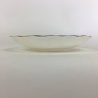 Japanese Porcelain Small Plate Kozara Vtg Bone China Marui Flower Design PP707