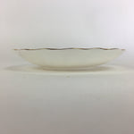 Japanese Porcelain Small Plate Kozara Vtg Bone China Marui Flower Design PP707