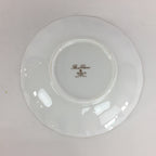 Japanese Porcelain Small Plate Kozara Vtg Bone China Marui Flower Design PP707