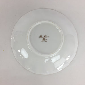 Japanese Porcelain Small Plate Kozara Vtg Bone China Marui Flower Design PP707