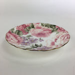 Japanese Porcelain Small Plate Kozara Vtg Bone China Marui Flower Design PP708