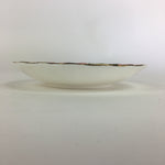 Japanese Porcelain Small Plate Kozara Vtg Bone China Marui Flower Design PP708