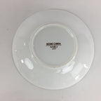 Japanese Porcelain Small Plate Kozara Vtg Bone China Marui Flower Design PP708
