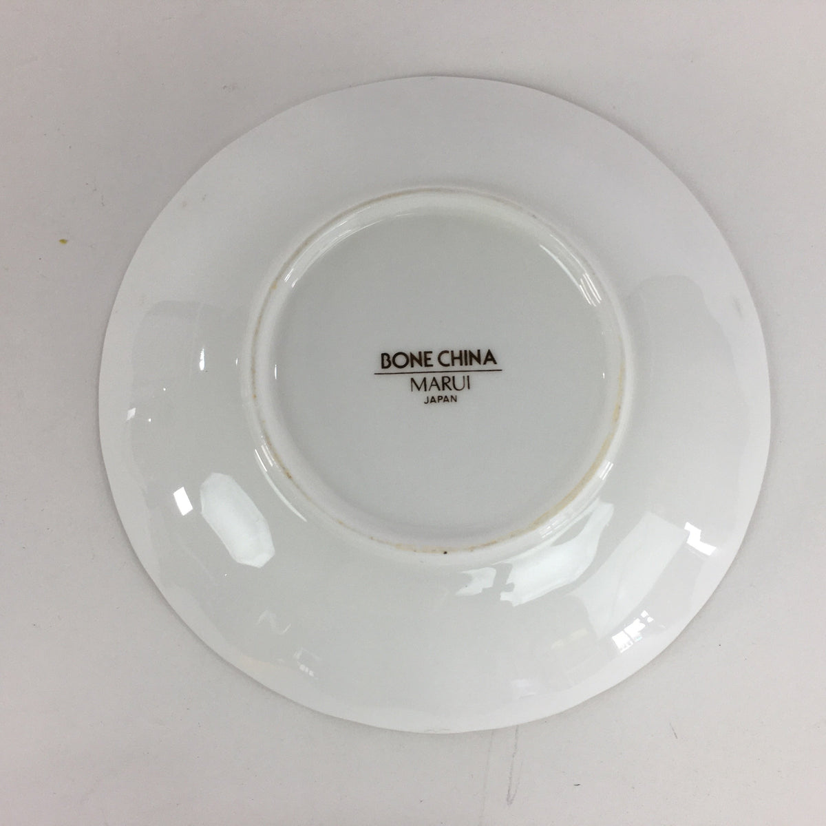 Japanese Porcelain Small Plate Kozara Vtg Bone China Marui Flower Design PP708