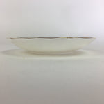 Japanese Porcelain Small Plate Kozara Vtg Bone China Marui Flower Design PP709