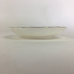 Japanese Porcelain Small Plate Kozara Vtg Bone China Marui Flower Design PP710