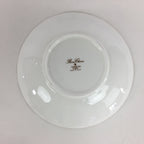 Japanese Porcelain Small Plate Kozara Vtg Bone China Marui Flower Design PP710