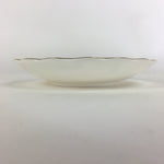 Japanese Porcelain Small Plate Kozara Vtg Bone China Marui Flower Design PP711