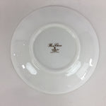 Japanese Porcelain Small Plate Kozara Vtg Bone China Marui Flower Design PP711