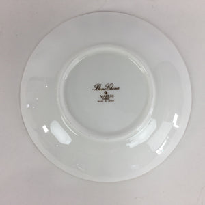 Japanese Porcelain Small Plate Kozara Vtg Bone China Marui Flower Design PP711