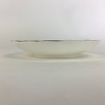 Japanese Porcelain Small Plate Kozara Vtg Bone China Marui Flower Design PP712