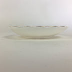 Japanese Porcelain Small Plate Kozara Vtg Bone China Marui Flower Design PP712