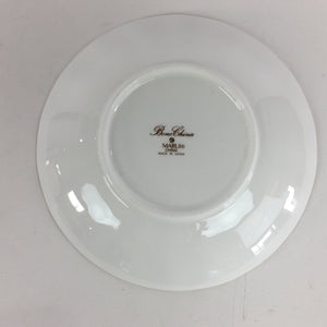 Japanese Porcelain Small Plate Kozara Vtg Bone China Marui Flower Design PP712