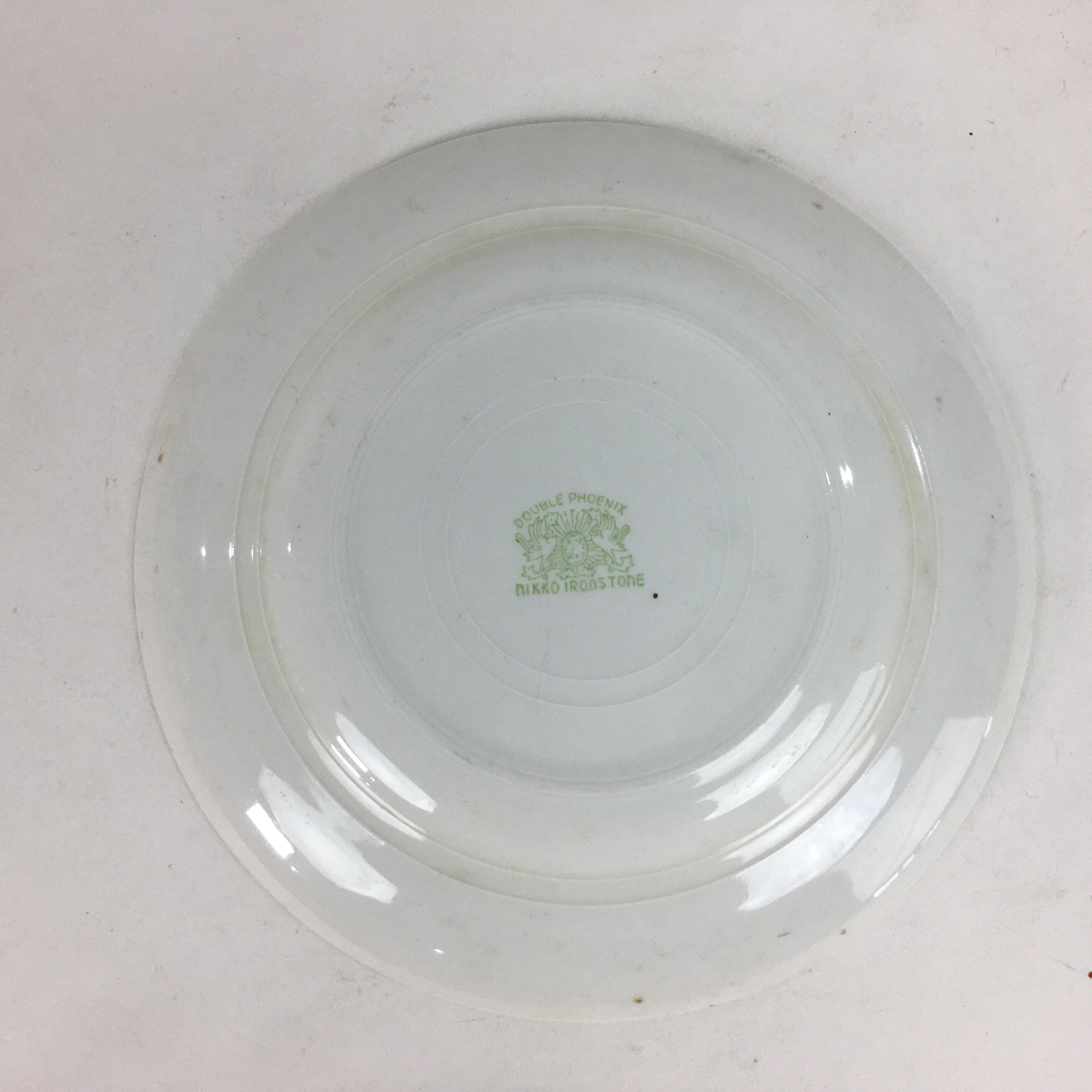 Japanese Porcelain Small Plate Kozara Vtg Double Phoenix Nikko Japan Sansui PP67