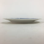 Japanese Porcelain Small Plate Kozara Vtg Keito European Blue Flower Round PP700