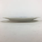 Japanese Porcelain Small Plate Kozara Vtg Keito European Blue Flower Round PP700