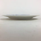 Japanese Porcelain Small Plate Kozara Vtg Keito European Blue Flower Round PP700